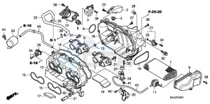 CBF1000FAB drawing AIR CLEANER