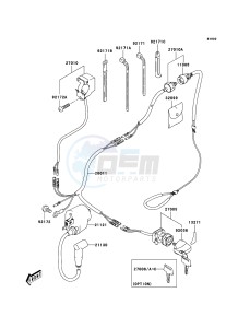 KFX50 KSF50A6F EU drawing Ignition System