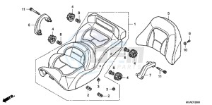 GL1800D GoldWing - GL1800-D UK - (E) drawing SEAT