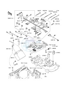 KVF 750 D [BRUTE FORCE 750 4X4I] (D8F-D9F) D9F drawing CHASSIS ELECTRICAL EQUIPMENT