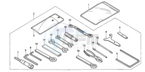 VTR1000F FIRE STORM drawing TOOLS