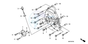 FJS400D9 ED / 2ED drawing RIGHT CRANKCASE COVER