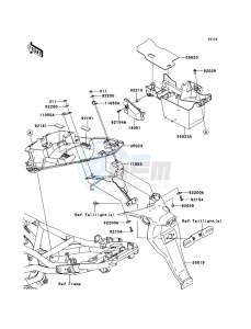 ER-6f EX650C9F GB XX (EU ME A(FRICA) drawing Rear Fender(s)