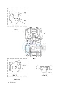 YFM700FWAD YFM7FGPB GRIZZLY 700 EPS (1HPD 1HPE) drawing EMBLEM & LABEL 2