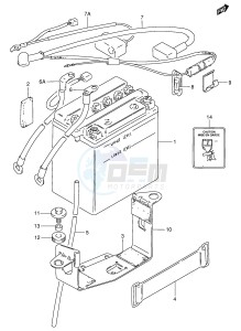 GN250 (E2) drawing BATTERY