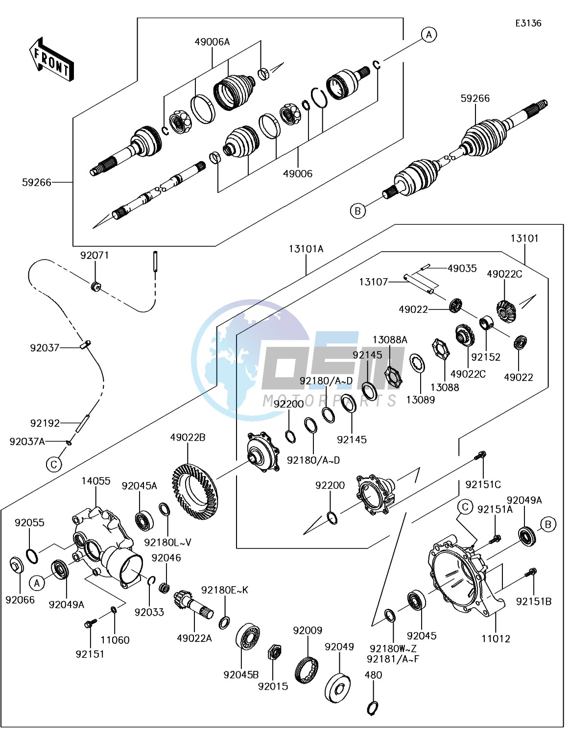 Drive Shaft-Front