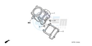 CBR125RW9 Germany - (G / WH) drawing CYLINDER