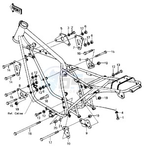 KZ 440 D [LTD BELT] (D1) [LTD BELT] drawing FRAME FITTINGS -- 80 D1- -