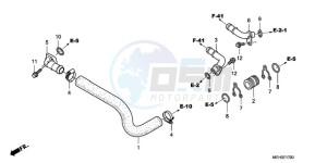 NSA700A9 KO / MME drawing WATER PIPE