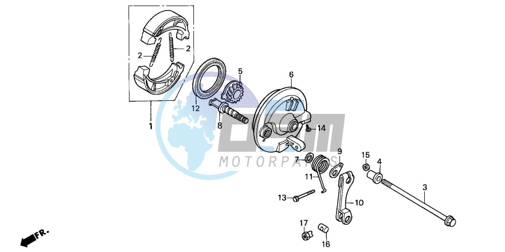 FRONT BRAKE PANEL