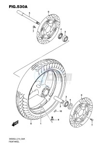 SV650S EU drawing FRONT WHEEL