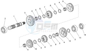 Breva 1200 drawing Driven shaft