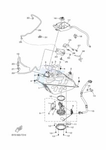 CZD300-A XMAX 300 (BY34) drawing FUEL TANK