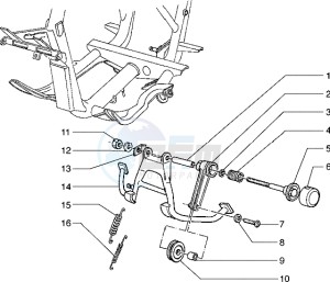 Hexagon 150 EXV1T 150cc drawing Electric stand