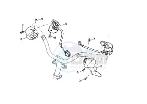 YQ AEROX R 50 drawing HANDLE SWITCH – LEVER