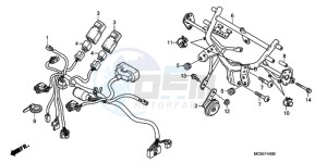 ST1300A9 Korea - (KO / ABS MME) drawing COWL STAY