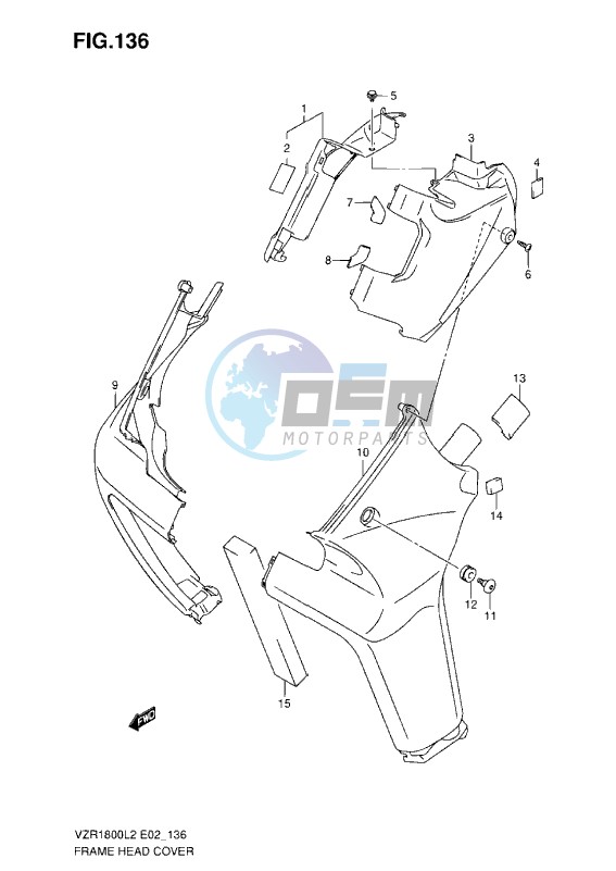 FRAME HEAD COVER L2