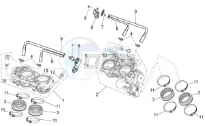 RSV4 1000 RR (EMEA) (EU, IL) drawing Throttle body