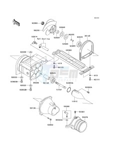 JS 800 A [800 SX-R] (A6F-A9F) A8F drawing JET PUMP