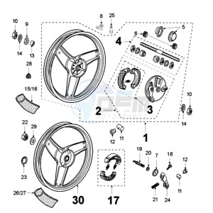 FOX LNA 2 drawing WHEELS