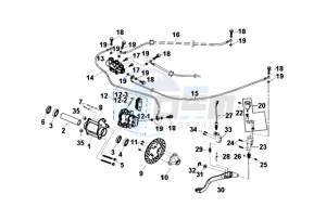 QUAD LANDER 250 drawing REAR BRAKE