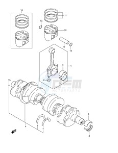 GSF600 (E2) Bandit drawing CRANKSHAFT