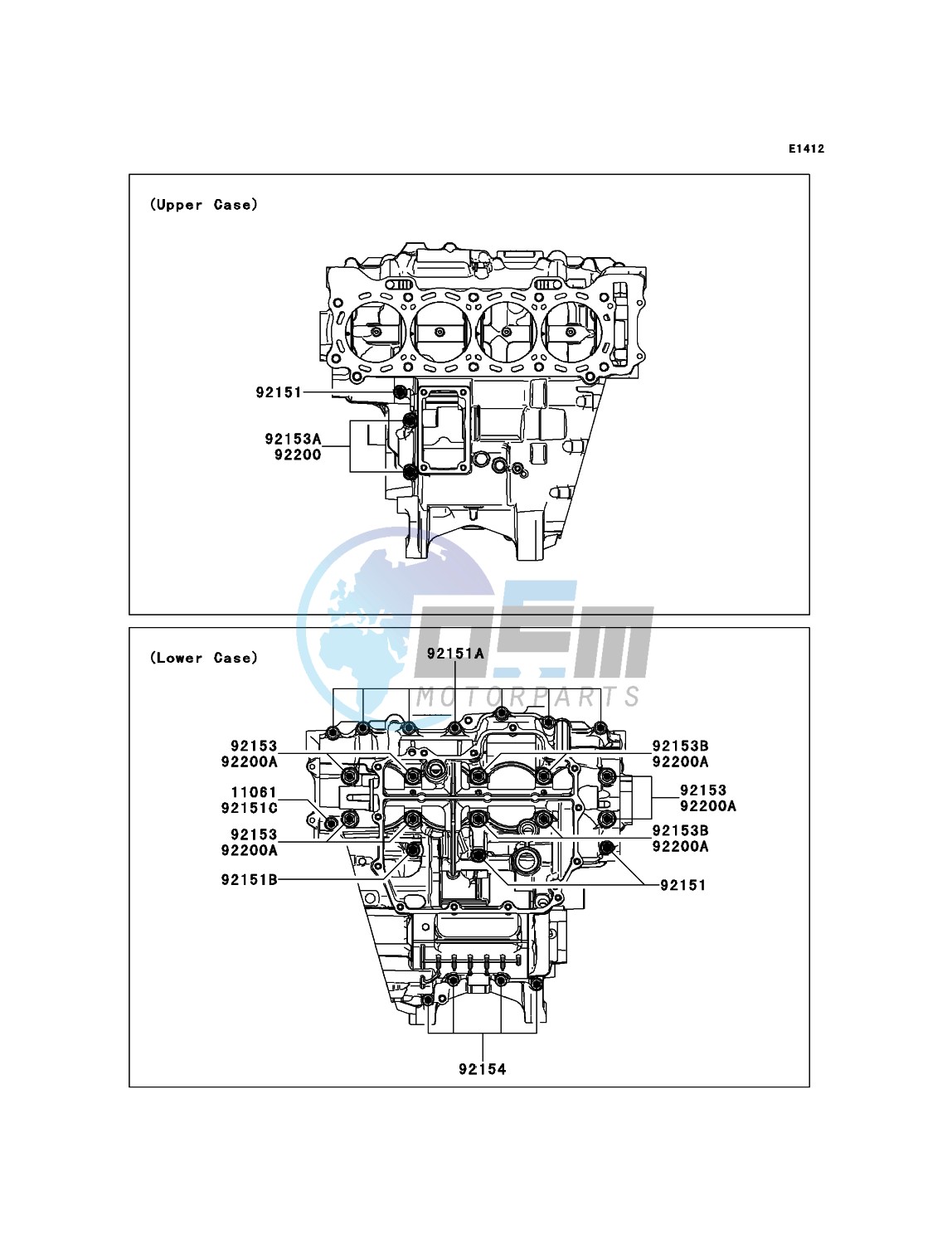 Crankcase Bolt Pattern