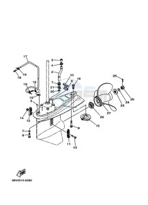 F100BETL drawing PROPELLER-HOUSING-AND-TRANSMISSION-2