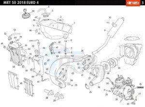 MRT-50-E4-WHITE drawing TANK - EXHAUST - RADIATOR