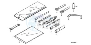 TRX500FMA Australia - (U) drawing TOOLS