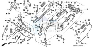 VFR8009 Australia - (U / MME) drawing EXHAUST MUFFLER