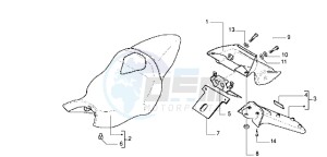 DNA 50 drawing Saddle - Tail