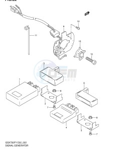 GSX750F (E2) drawing SIGNAL GENERATOR