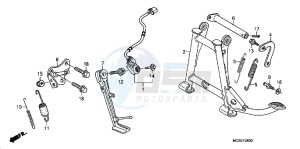 ST1300AC Pan Europoean -ST1300 CH drawing STAND