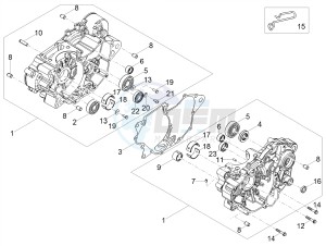 RS 125 RS REPLICA 4T E4 ABS (EMEA) drawing Crankcases I