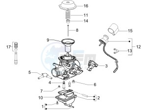 LX 150 4T drawing Carburetor components