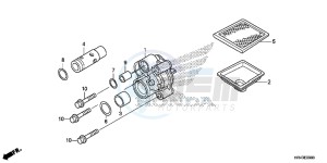 TRX500FM2F TRX500FM U drawing OIL PUMP