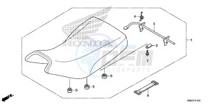 TRX500FPAE TRX500FPA Europe Direct - (ED) drawing SEAT