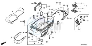 FJS600AB SilverWing ED drawing LUGGAGE BOX