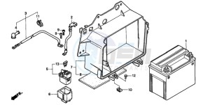 FES250 FORESIGHT drawing BATTERY