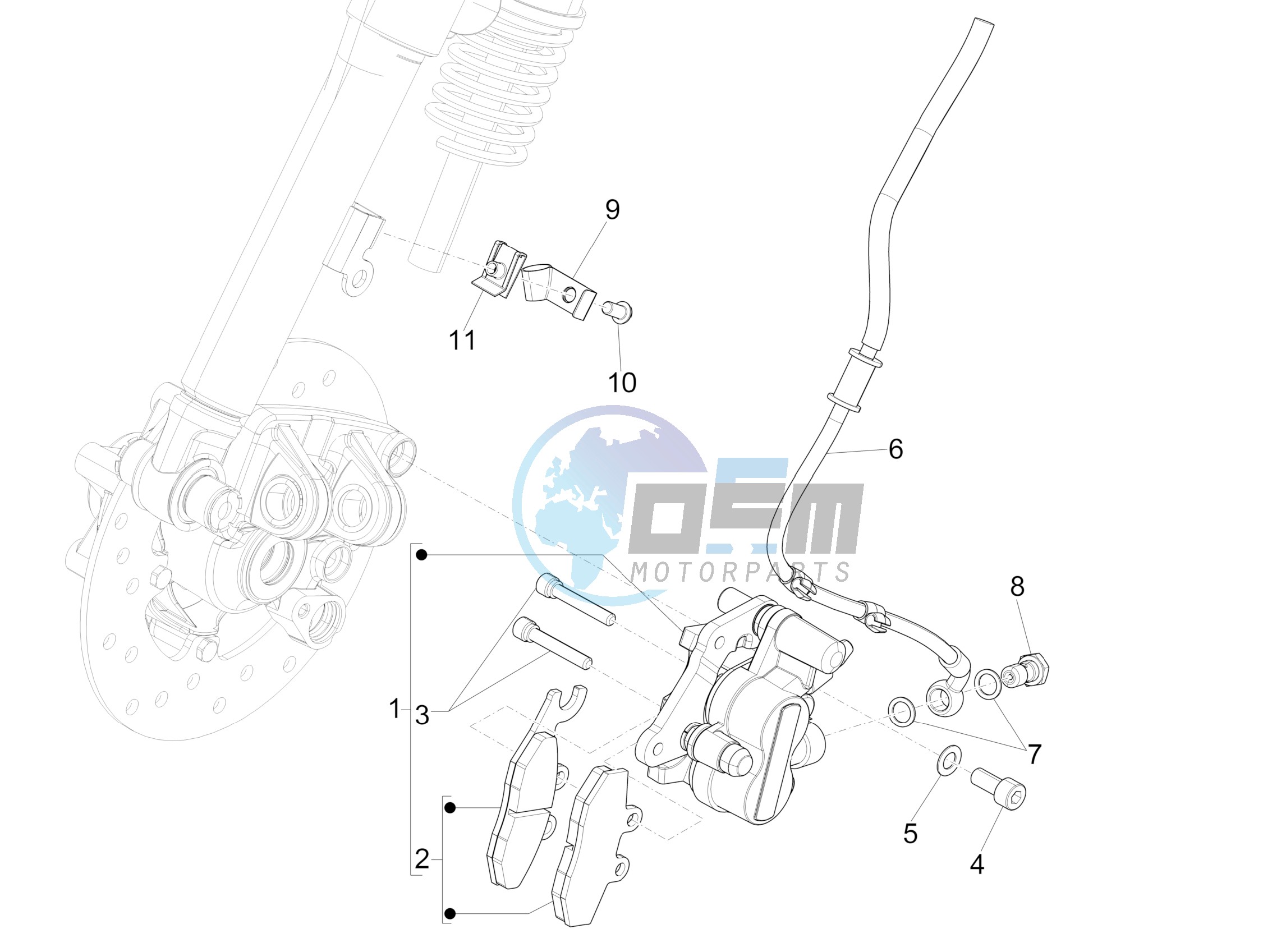 Brakes pipes - Calipers