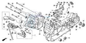 NH80MD drawing CRANKCASE/OIL PUMP