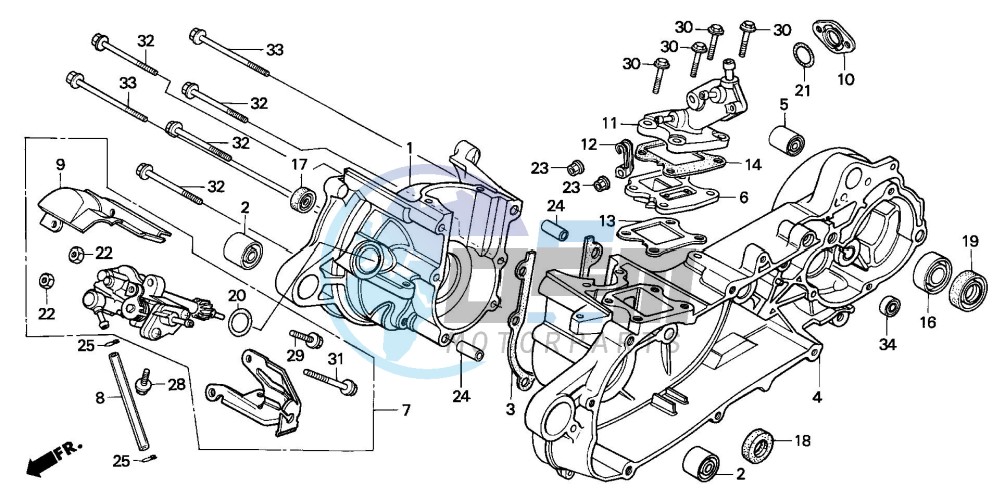 CRANKCASE/OIL PUMP