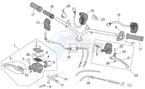 Scarabeo 50 2t drawing Controls