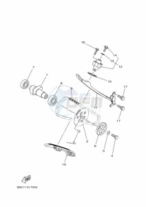 YFM450FWB KODIAK 450 (BJ5K) drawing CAMSHAFT & CHAIN