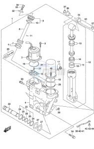 DF 250AP drawing Trim Cylinder