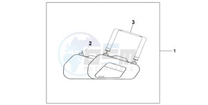 ST1300A9 Korea - (KO / ABS MME) drawing PANNIER INNER BAG