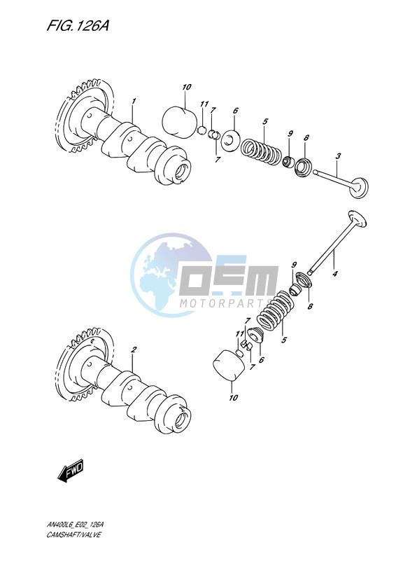 CAMSHAFT, VALVE