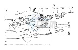 Runner 180 FXR 2t drawing Rear tail lamp