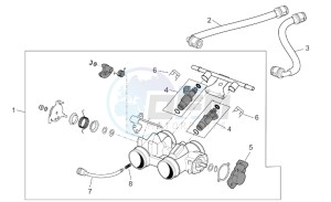 Pegaso 650 ie drawing Throttle body